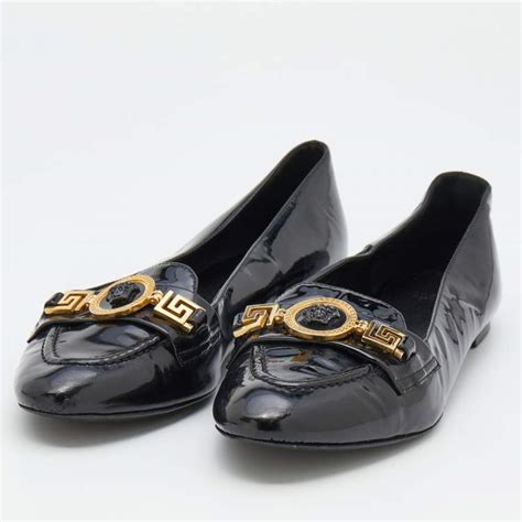 versace women loafers|Versace ballet flats.